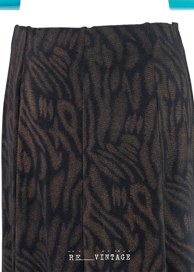 棕黑色流動紋路垂墜感長裙（25-28"）6