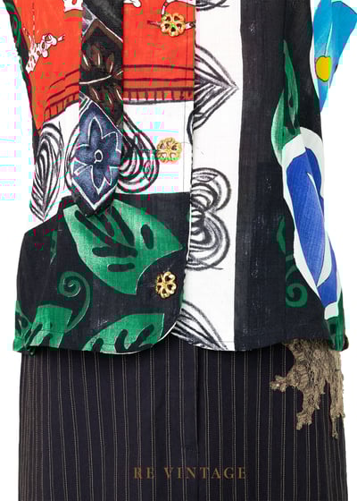 旅人手札撞色印刷圖騰背心4