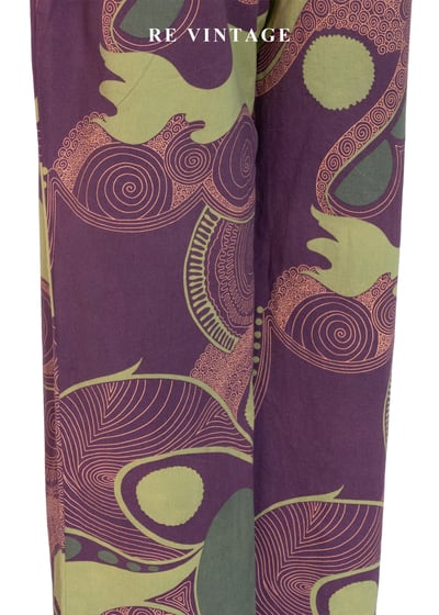 迷幻綠洲花紋流動美褲（26"）8