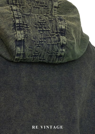 旅途文化印記橄欖綠黃連帽外套16