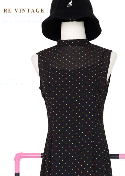 星火微光 - 圓點點綁結洋裝3