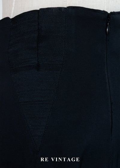 奢華金邊黑曜石的低語高腰褲（25-26"）8