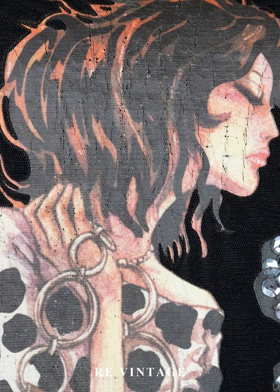 硬派搖滾味豹紋甜心女孩露肩上衣8