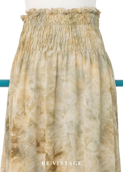 黃棕色霧氣自然暈染長裙（22-28"）9