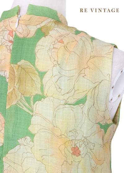 Lemon Petals 檸檬花綠意的午後洋裝13