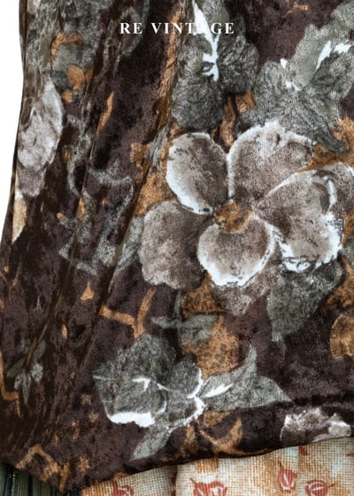 沈睡森林花影絨布細肩帶背心7