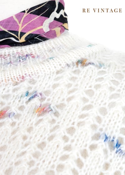 彩虹here and there 可愛白色毛衣4