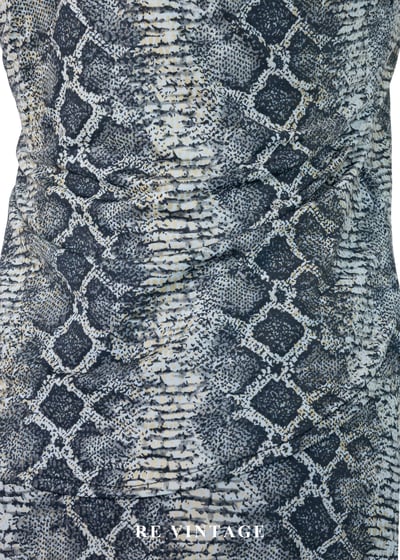 套裝上衣 - 冷灰調蛇紋野性上衣8