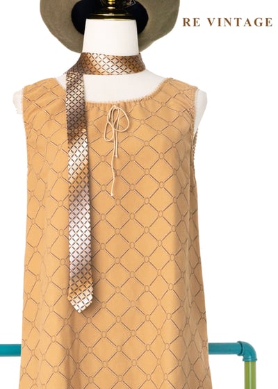 午後蜂蜜網格洋裝7