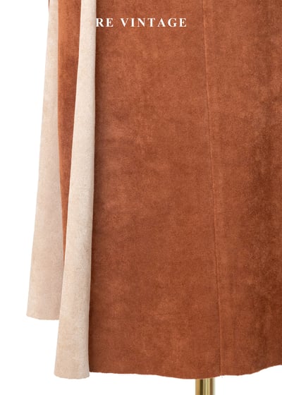 溫潤南瓜橘拼色洋裝14