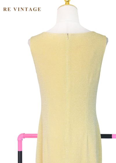 質感單品 - 淡黃的慢半拍時刻閃亮洋裝11