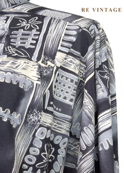 冷灰色藝術透圖飛鼠袖上衣5