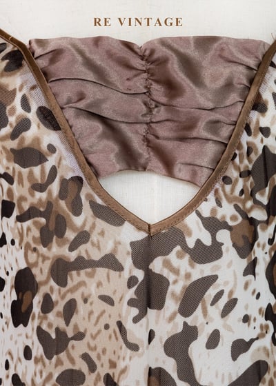 野性秩序 - 甜辣森林荷葉豹紋細肩帶上衣8