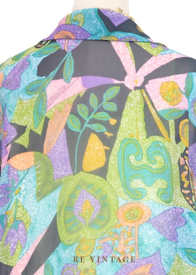 果凍馬卡龍色植物園襯衫10