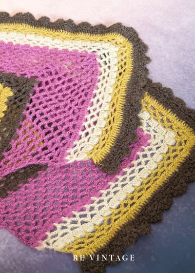 葡萄色針織圍巾10