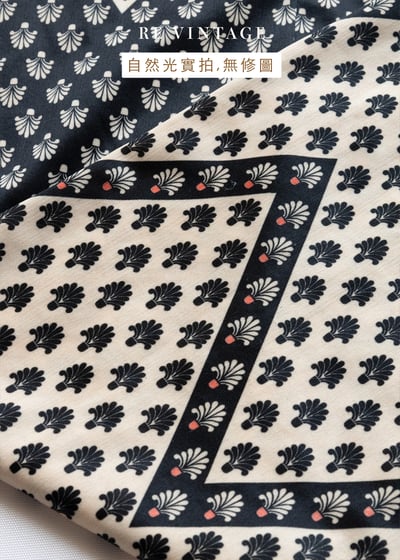 奶油黑雙色小山美裙（27.5"）11