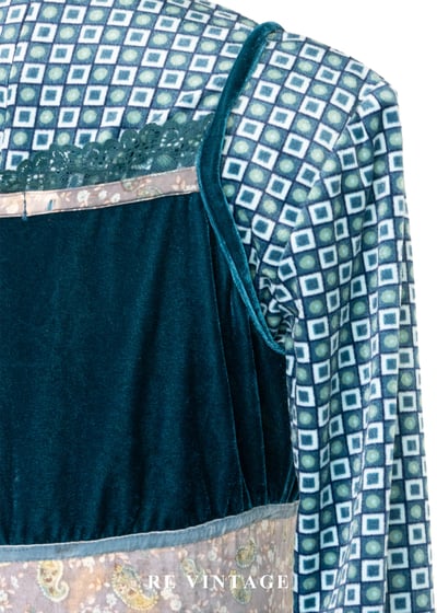 層光之海流動柔光絨布洋裝12