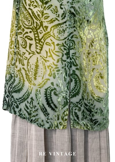 古典異國燒絨圖騰背心9