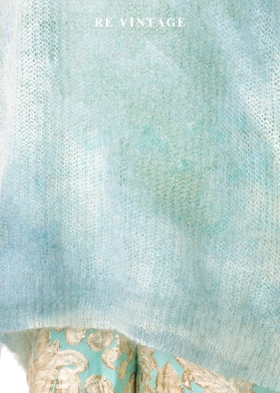 莫內的池畔暈染針織薄款毛衣6