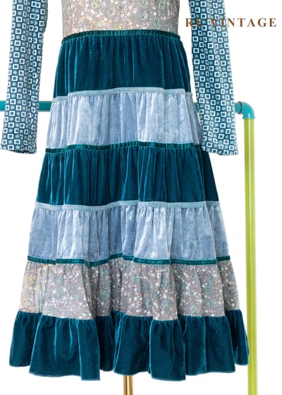 層光之海流動柔光絨布洋裝4