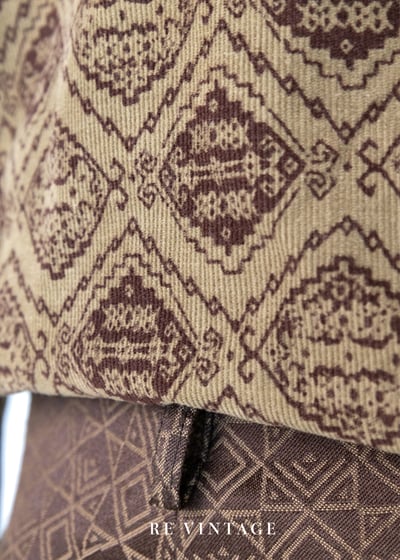 Dried Herb 菱格紋燈芯絨襯衫11