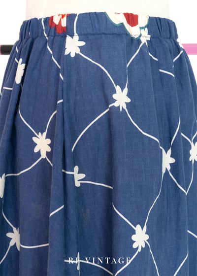 海洋小花朵朵棉質長裙（25-30"）9