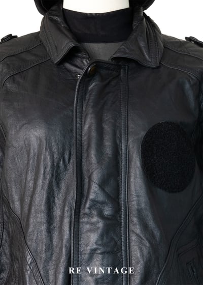 質感單品 - 牛皮夜行者皮革外套3