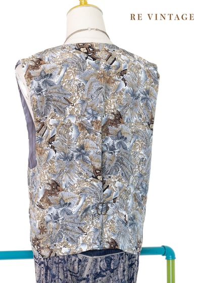 巴洛克繁花西裝式背心9