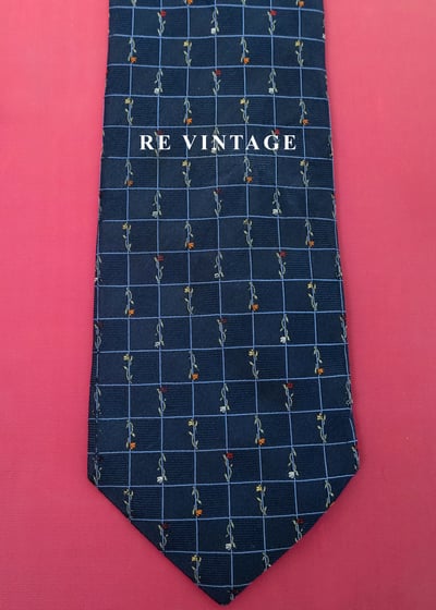 方格裡的春天 - 玫瑰花園領帶7