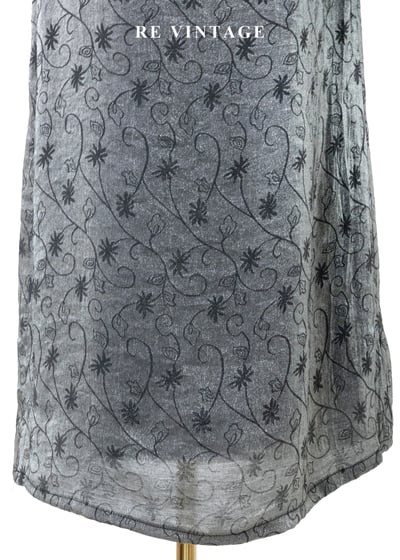 銀河裡的雛菊 - 銀線花卉連身長裙7