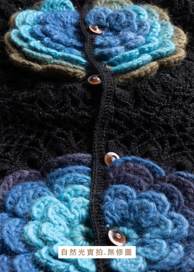 3D立體花朵針織背心18