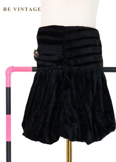 小華麗黑系復古金屬釦燈籠短裙（28"）8