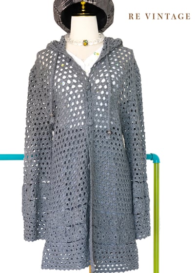 Stone Mountain 深灰色針織長版外套7