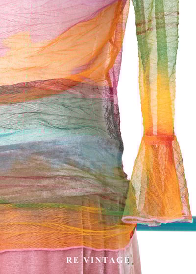 光的溫度-顏色呼吸網紗上衣9