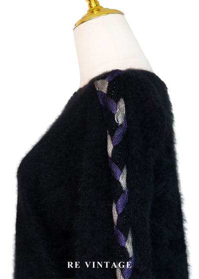 黑夜引力星夜編織滾邊毛衣7