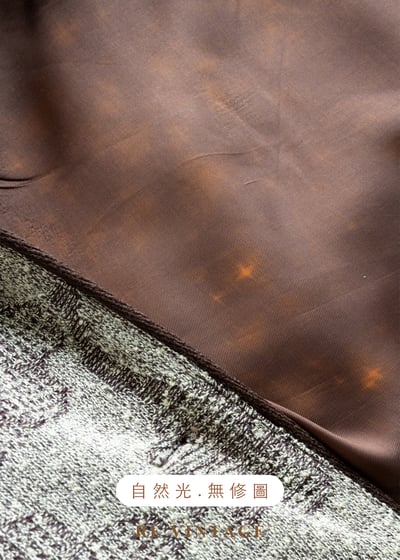 質感單品 - 溫潤培茶壓印花紋西裝式長洋裝19