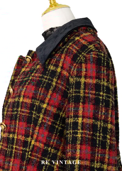 日本製 - 巴黎秋天明亮格紋西裝外套10