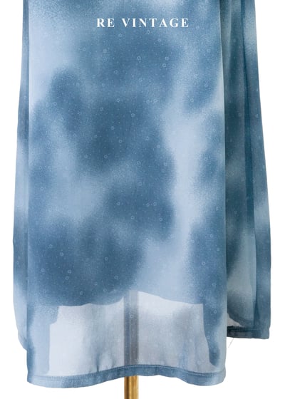 雲的形狀小花的溫度長洋裝8