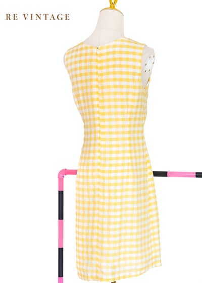 檸檬糖霜格紋小洋裝10