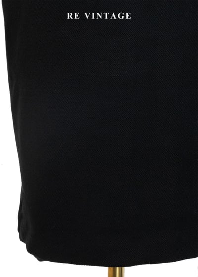 質感單品 - 義大利製 一片式黑色短裙（26"）4