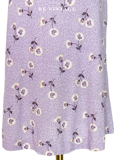 薰衣草紫小碎花俏皮短裙（24"）4