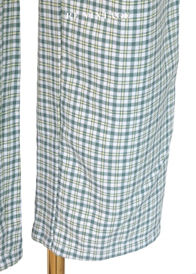 必備單品 - 藍綠色格紋長褲（28"）7