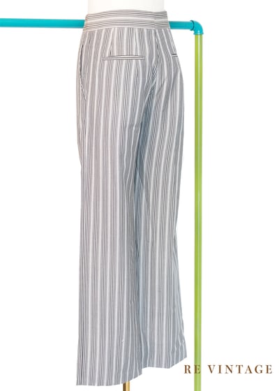 質感單品 - 淺灰色線條直筒褲（25.5"）6