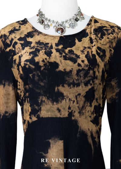 月光下灑落的焦糖渲染長洋裝5