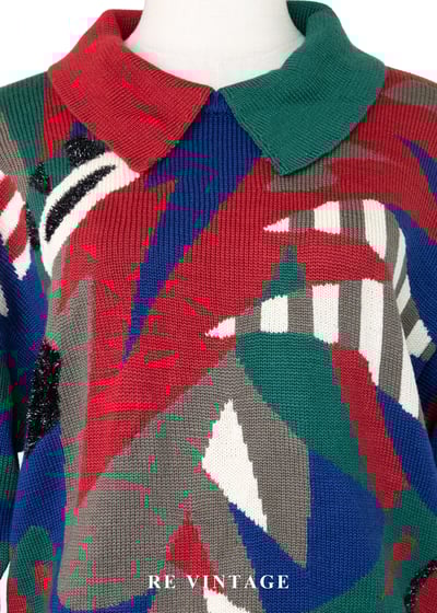 熱情の幾何宇宙針織毛衣3