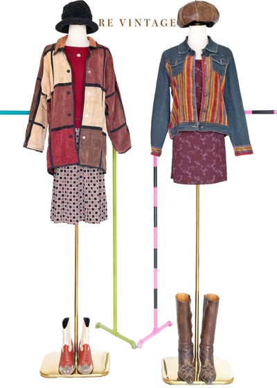 立體小花紅通通針織長袖上衣2