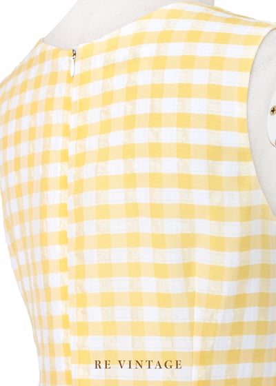 檸檬糖霜格紋小洋裝11
