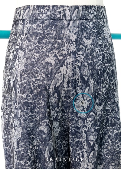 Blue camouflage 高腰褲褲（30"）12