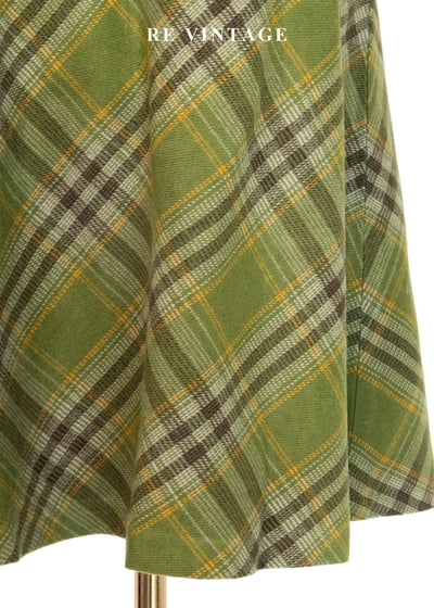 森林木質調香氣菱格紋短裙（25"）4
