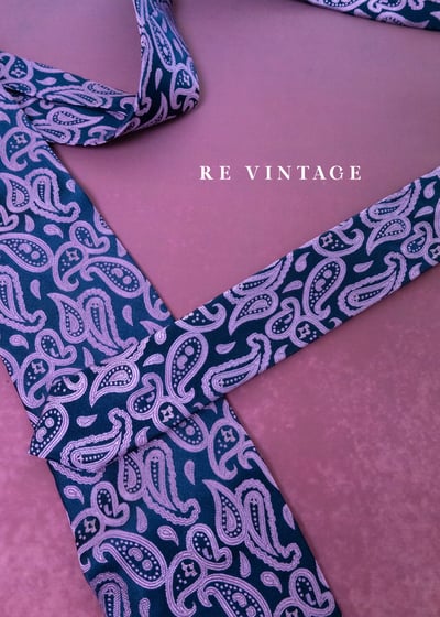 深海裡的紫色流雲蟲佩斯利領帶8